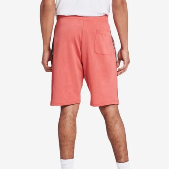 Tommy Hilfiger Fleece Pique Shorts With Drawstring Tuscan Red - Picture 2 of 2